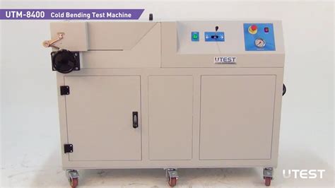 cold bend testing machine|bending test on utm.